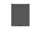 Wall cabinet JUNONA LINE G1D/50/57LP BRW graphite order